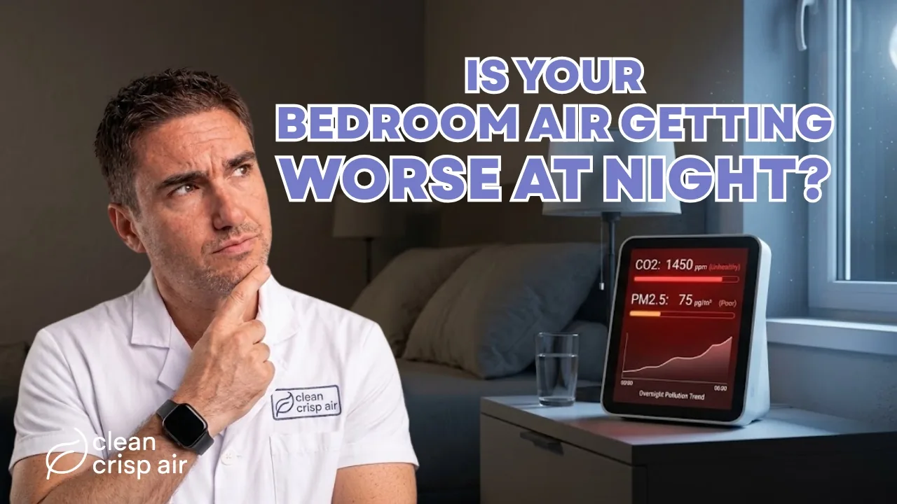 Why Does Bedroom Air Quality Get Worse at Night? A 7-Night Test